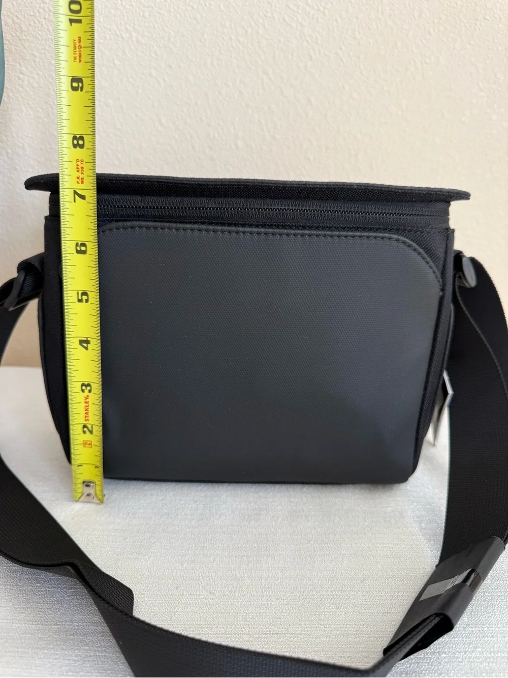 SPARK DJI Black Minimalist Messenger Tech Pouch Shoulder Bag